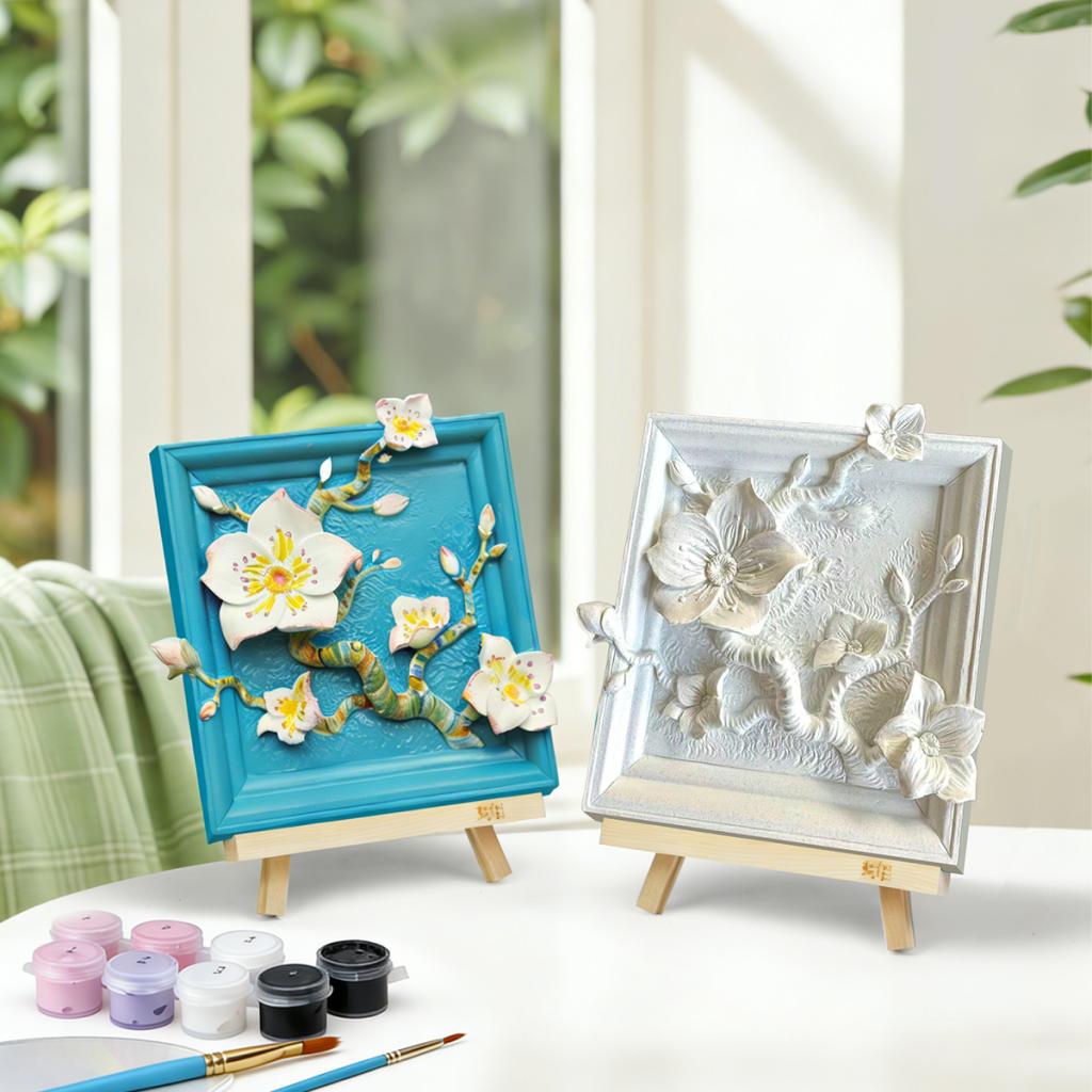 MAGNET DIY - Apricot Blossom - Resin DIY 3D Painting Magnet - 2
