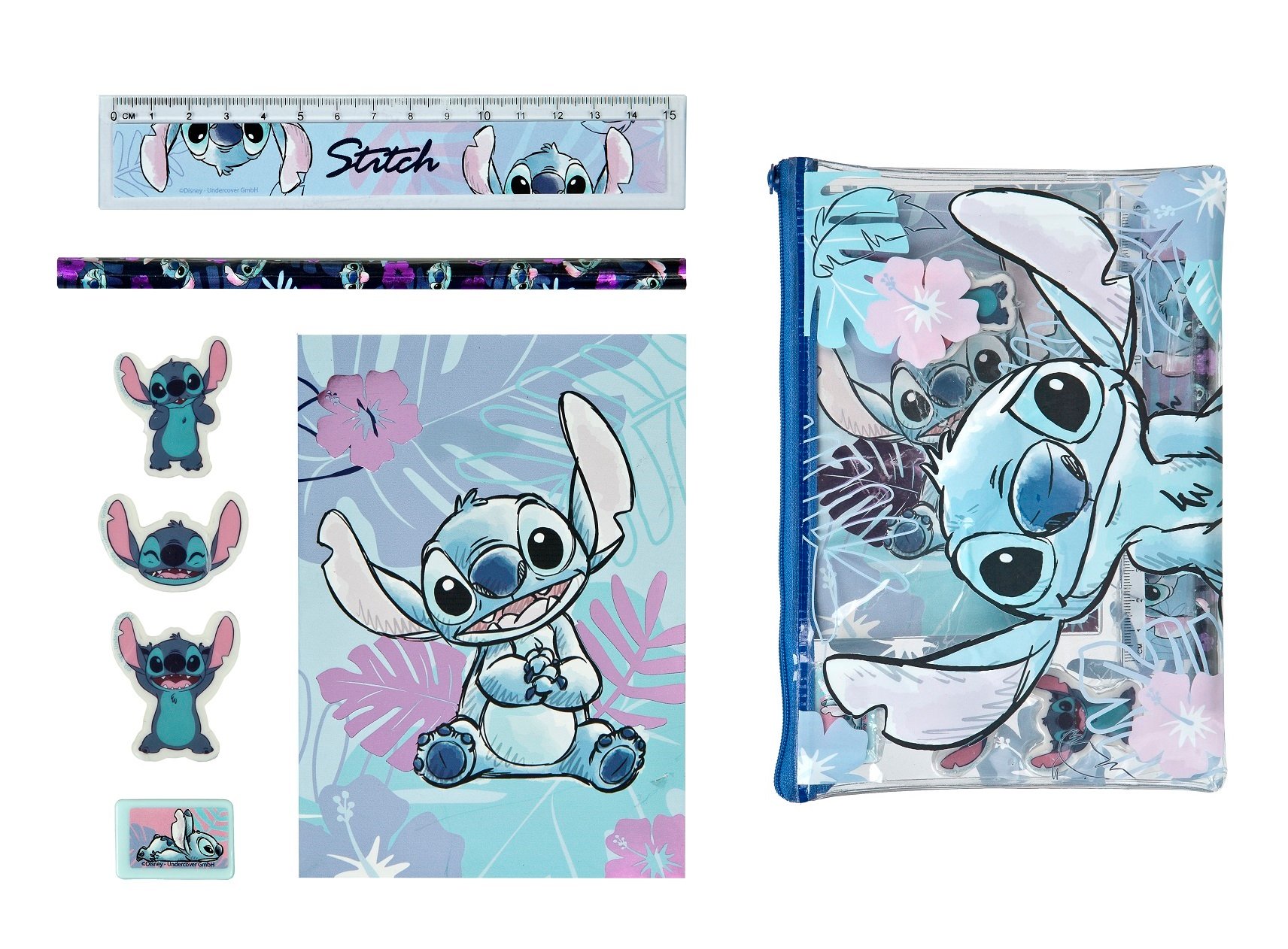 STITCH - Watercolor - Stationery Set - 7pc. 