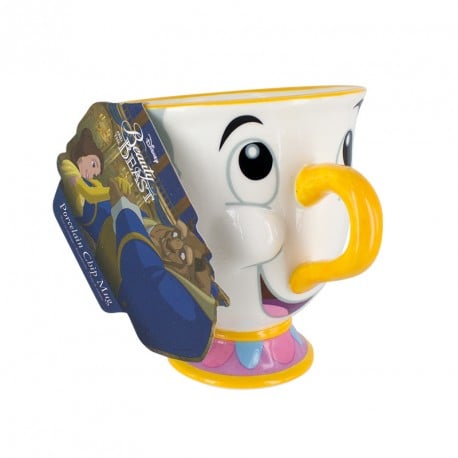 Mug / Tasse Disney La Belle et la Bête Zip et Infuseur de thé Paladone