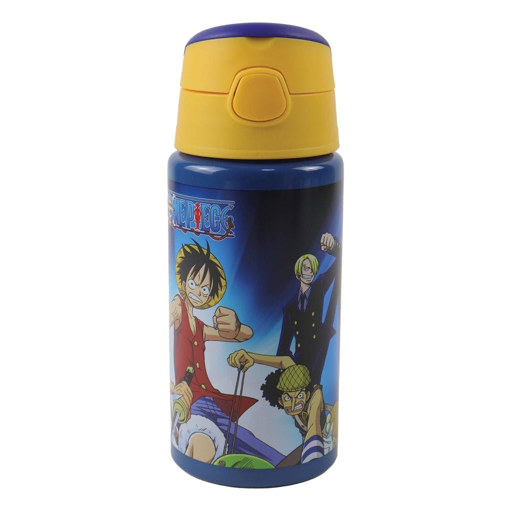 ONE PIECE - Gourde en aluminium 500ml avec paille - 2
