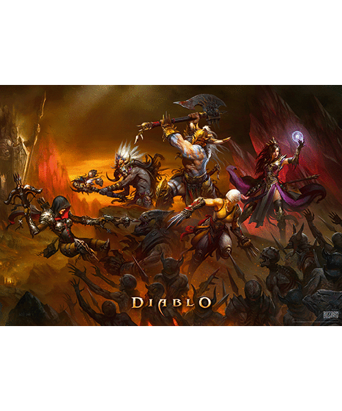 DIABLO - Heroes Battle - Puzzle 1000P - 3