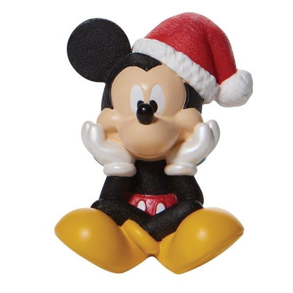 DISNEY - Christmas Mickey Mouse Figure - Statuette Enesco '8x6x6cm' - 2