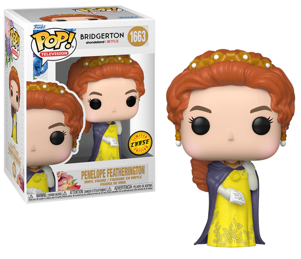 BRIDGERTON POP N° 1663 Penelope with Chase Cabezón POP Funko Series de TV
