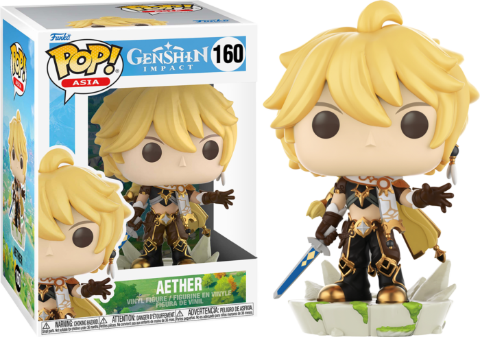 GENSHIN IMPACT - POP N° 160 - Aether - Figurine Vinyl 9cm_IMAGE_1