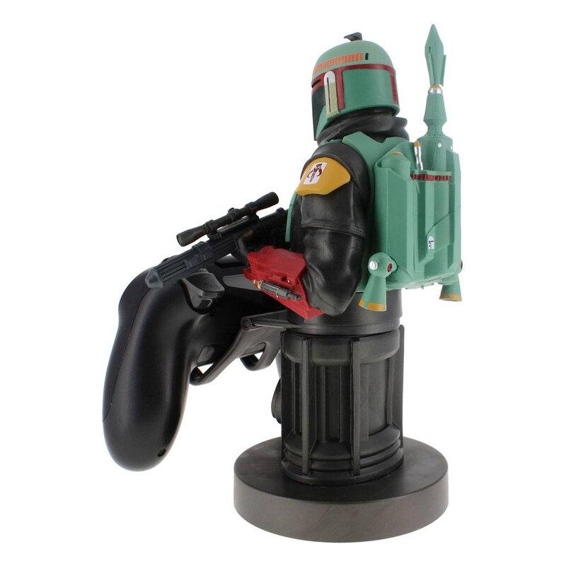 MANDALORIAN - Boba Fett - Support Manette & Portable - 20cm - 4