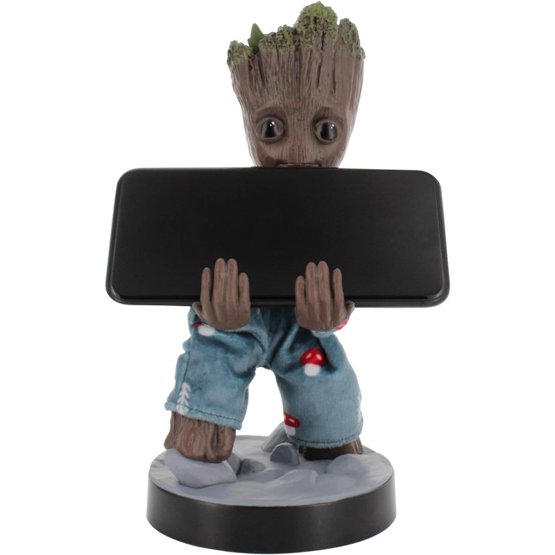 MARVEL - Groot Pyjama - Figurine 20cm - Support Manette & Portable