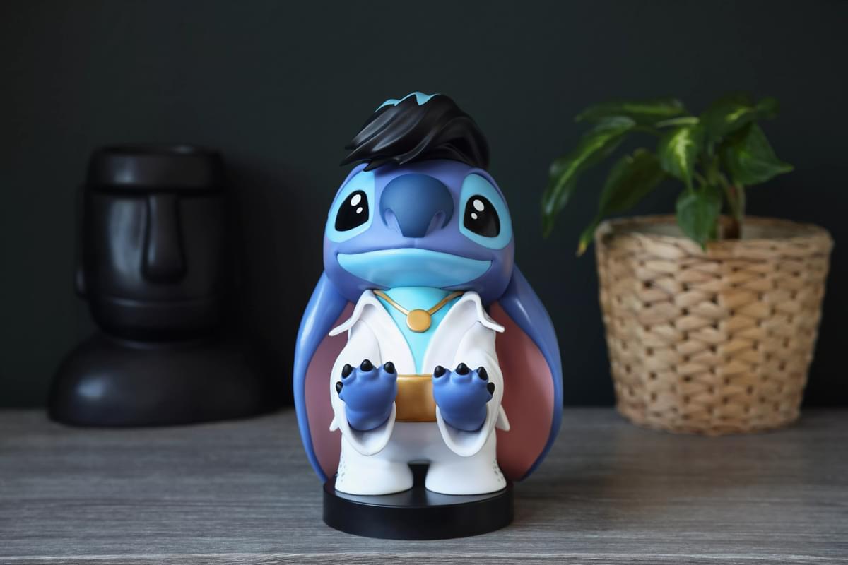 STITCH - Elvis - Figurine 20cm - Support Manette & Portable