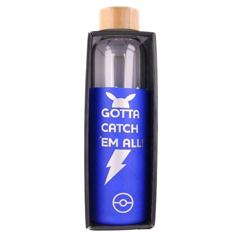 POKEMON - Bouteille en Verre + Silicone - Format 585ml - 5