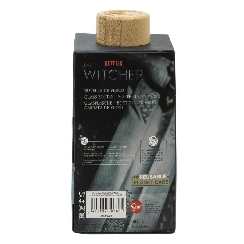 THE WITCHER - Bouteille en Verre - Petit Format 620ml - 6