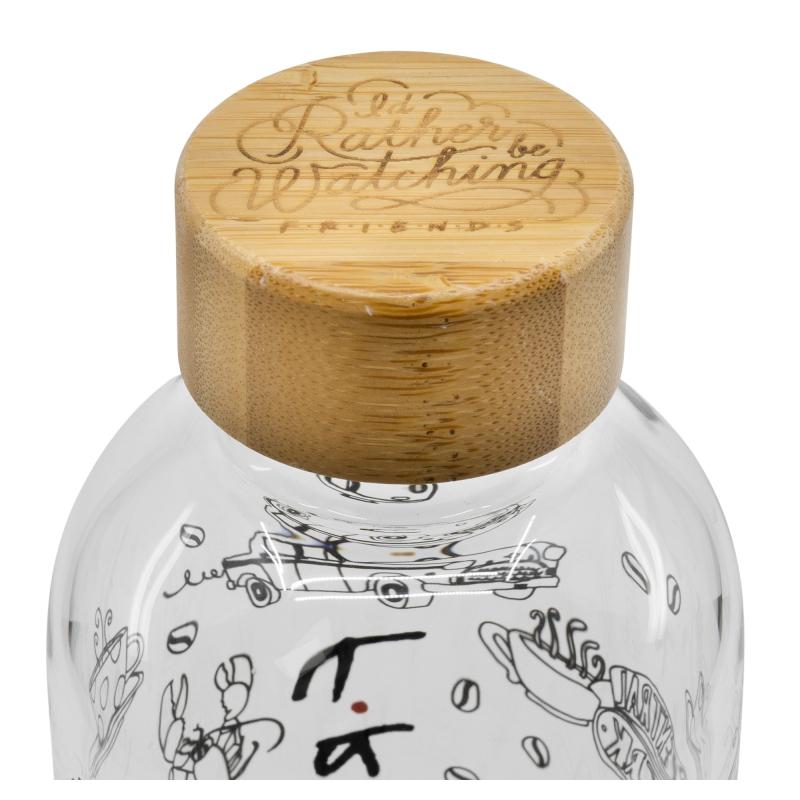 FRIENDS - Bouteille en Verre - Grand Format 1030ml - 2