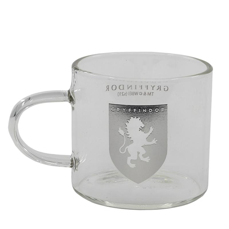 HARRY POTTER - 4 Maisons - Set de 4 Mugs Expresso en Verre - 100 ml - 2