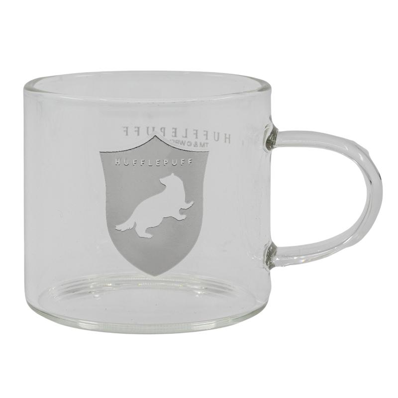 HARRY POTTER - 4 Maisons - Set de 4 Mugs Expresso en Verre - 100 ml - 4