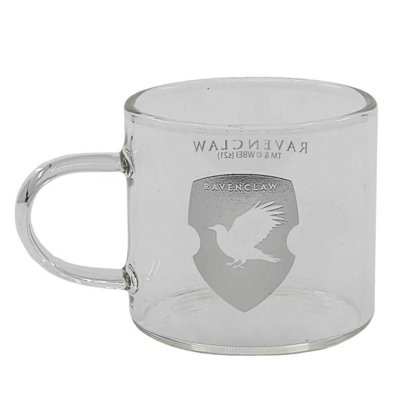 HARRY POTTER - 4 Maisons - Set de 4 Mugs Expresso en Verre - 100 ml - 5