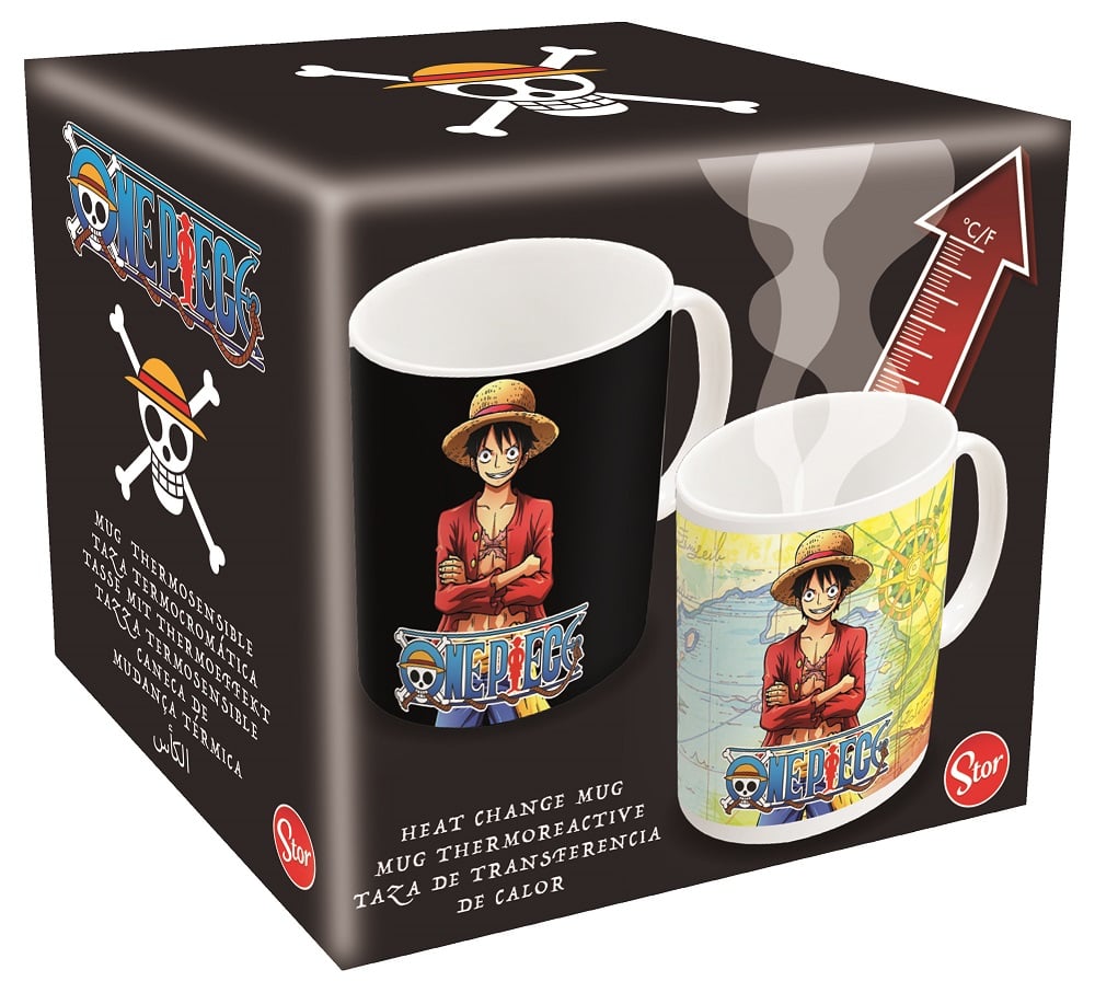 Taza One Piece Wanted 325ml. Merchandising