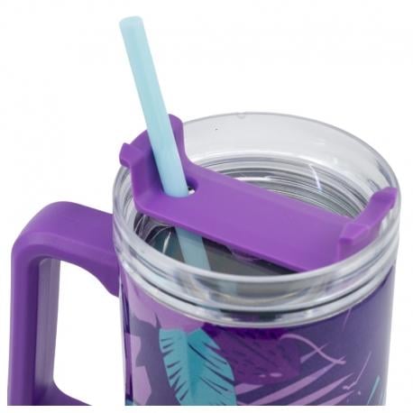 STITCH - Purple Flower - Mug de Voyage XL - Format 940ml - 3