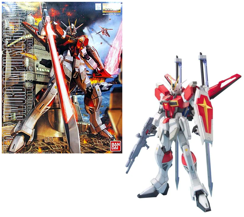 GUNDAM - MG Sword Impulse Gundam 1/100 - Model Kit : ShopForGeek