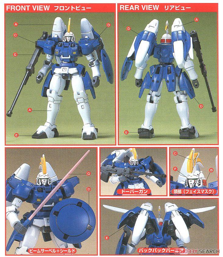 GUNDAM - NG 1/144 Tallgeese II 'Renual' - Model Kit - 3