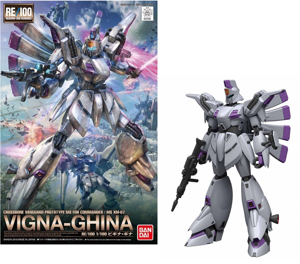GUNDAM - RE/100 1/100 MS XM-07 Vigna-Ghina - Model Kit