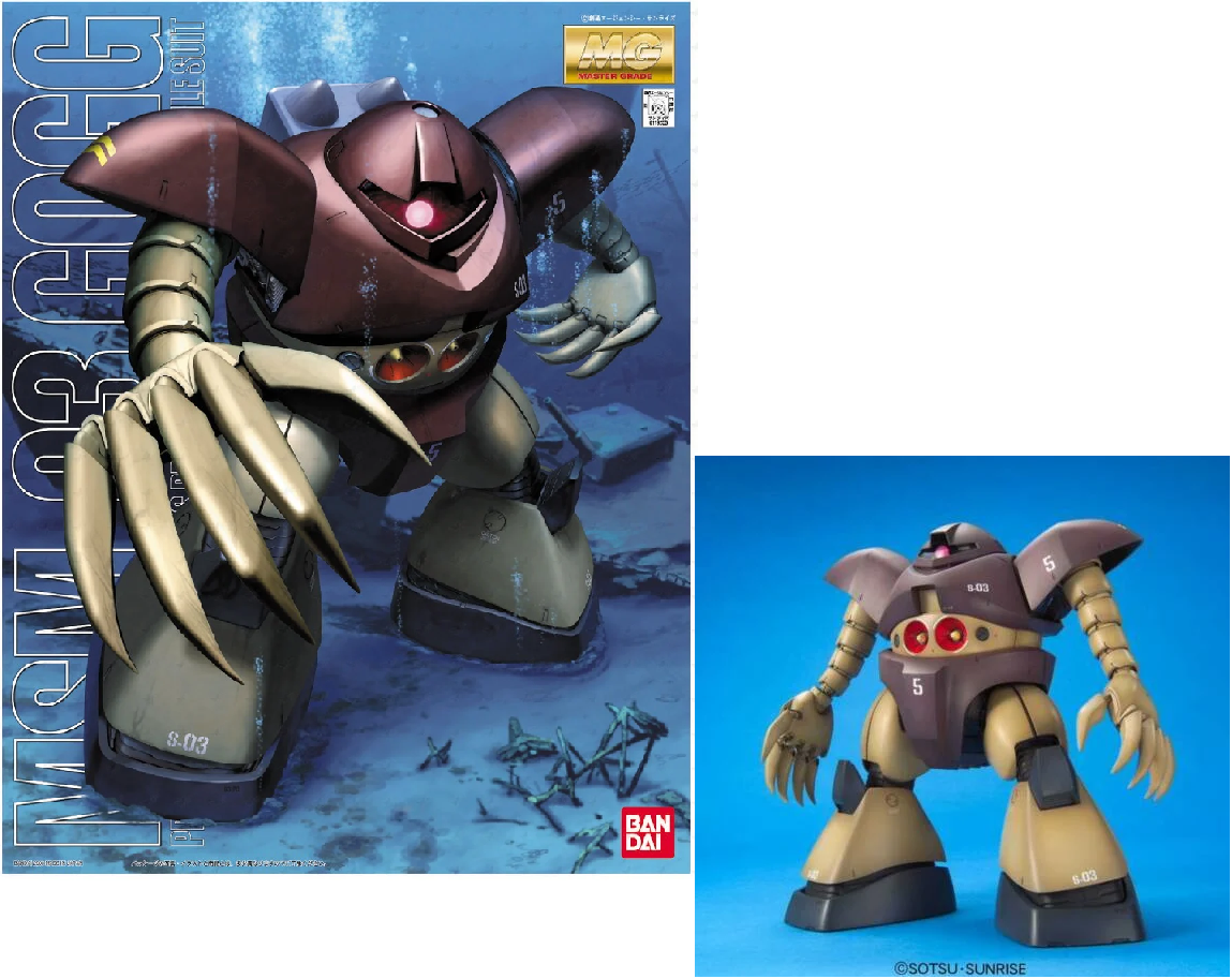 GUNDAM - MG 1/100 MSM-03 Gogg - Model Kit : ShopForGeek.com