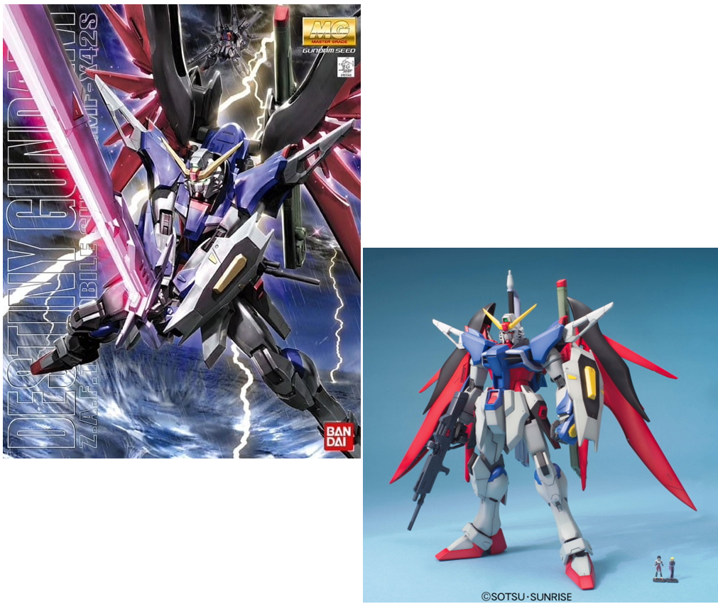 Bandai Rg 1/144 Zgmf-x42s Destiny Gundam Maquette Kit Gundam Seed