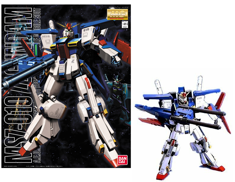 GUNDAM - MG 1/100 ZZ Gundam MSZ-010 - Model Kit : ShopForGeek.com