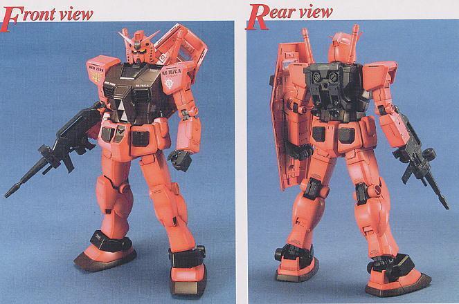 GUNDAM - MG 1/100 RX-78-2 Gundam (Char's Color) - Model Kit - 3