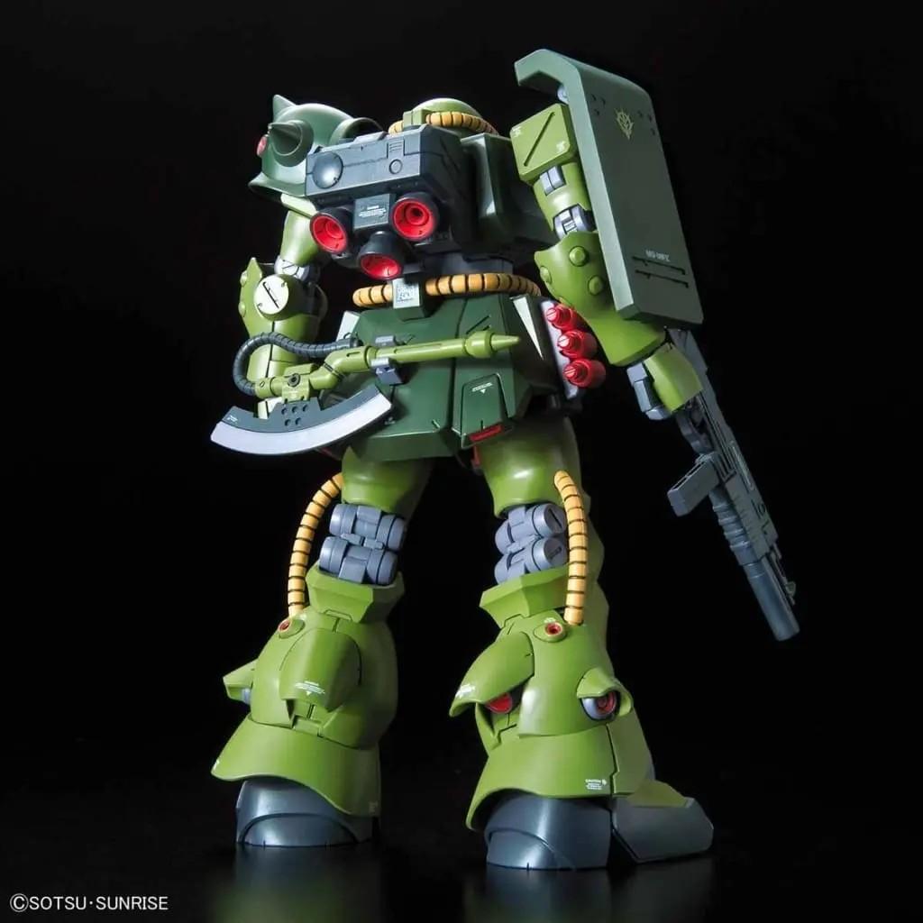 GUNDAM - RE/100 1/100 Zaku II FZ - Model Kit - 6