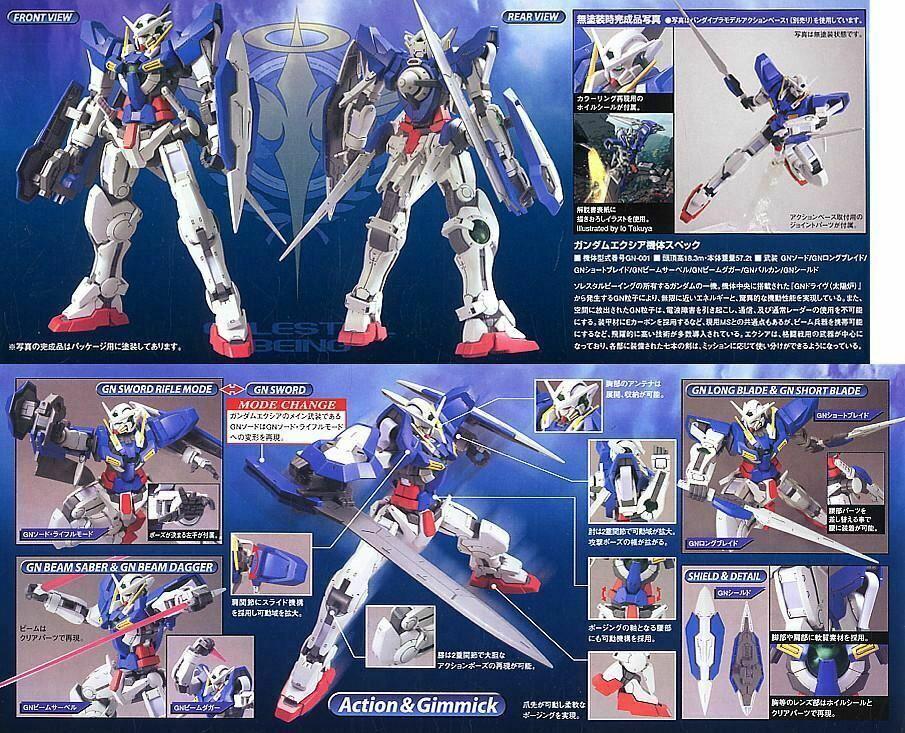 GUNDAM - Gundam Exia 1/100 - Model Kit - 5