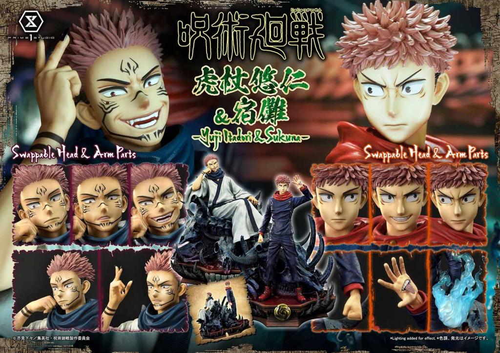 JUJUTSU KAISEN - Yuji and Sukuna - Statue Premium Masterline 38+34cm - 2