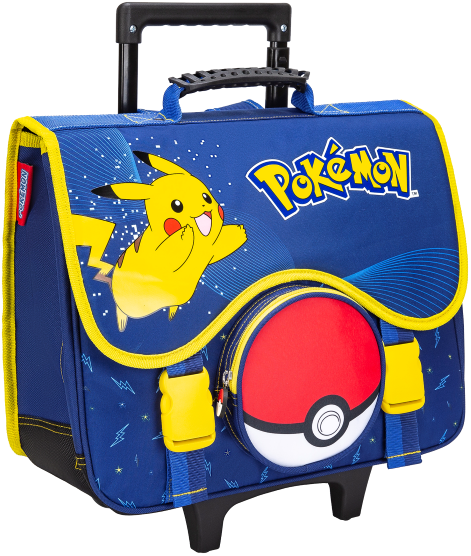 POKEMON Pikachu Sac à Dos Trolley poche