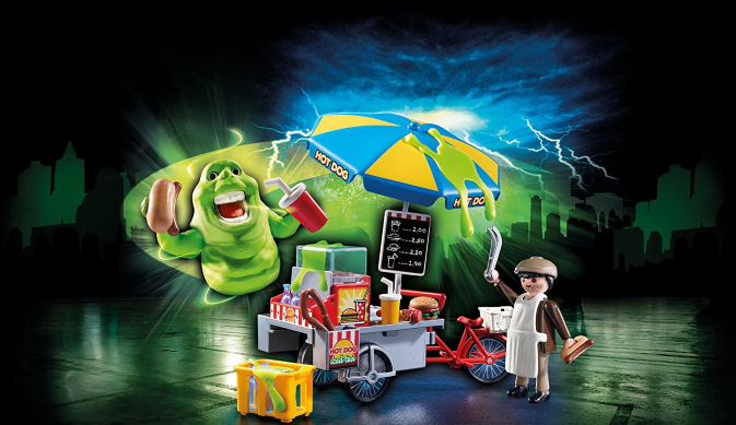 GHOSTBUSTERS - Bouffe-Tout avec stand Hot Dog 'PLAYMOBIL' Version 9222 - 2