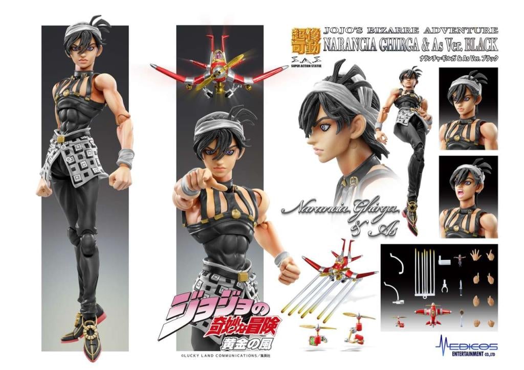 JOJO PART 5 - Narancia & Aerosmith - Figure Chozokado 14cm