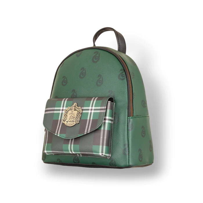 HARRY POTTER - Slytherin - Mini Plaid Backpack '25x25cm' - 3