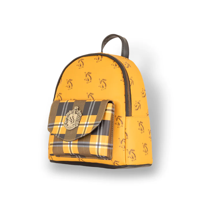 HARRY POTTER - Poufsouffle - Mini Sac à dos Plaid à Carreaux '25x25cm' - 3