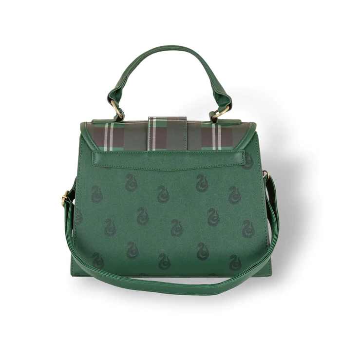 HARRY POTTER - Serpentard - Sac à main Luxe Plaid à Carreaux + Charmes - 2