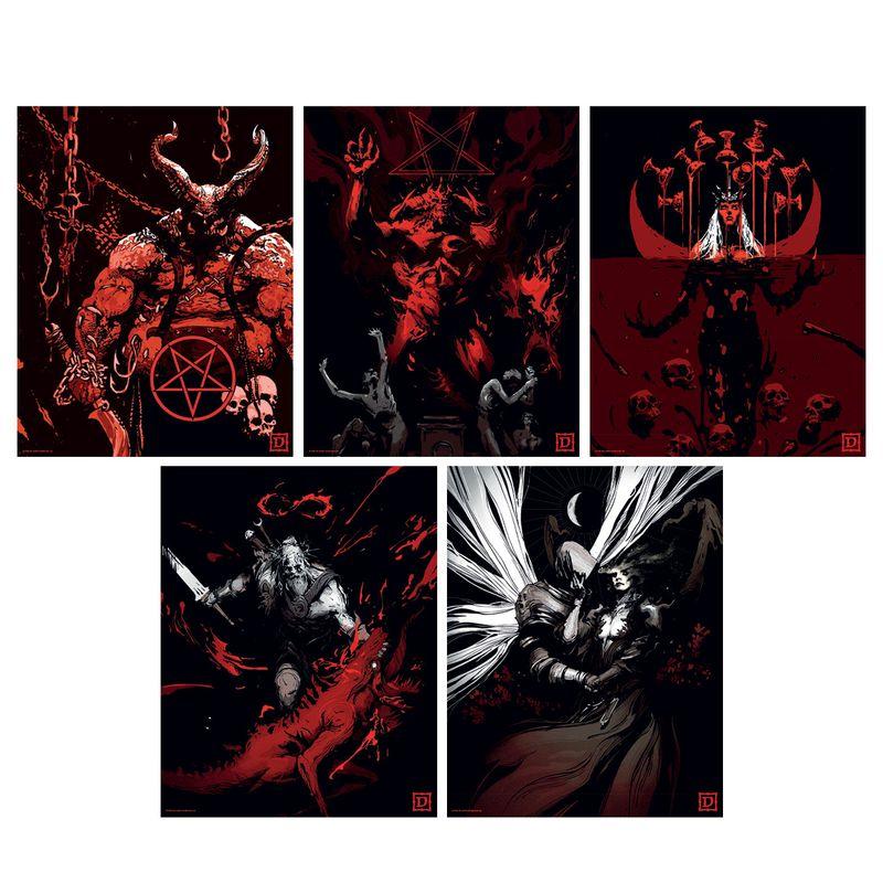 DIABLO - Set Litographie Edition Limitée - 2