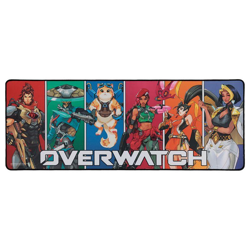OVERWATCH - Tapis de Bureau XL + 1 Sous-Verre - 4