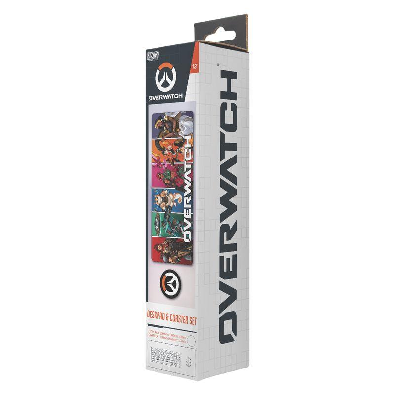 OVERWATCH - Tapis de Bureau XL + 1 Sous-Verre - 5