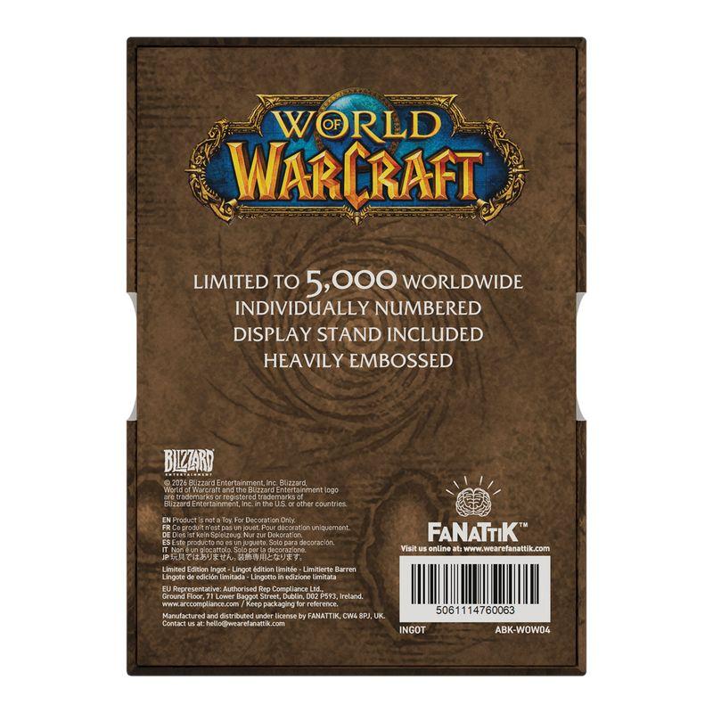 WORLD OF WARCRAFT - Cover - Limited Edition Ingot - 6