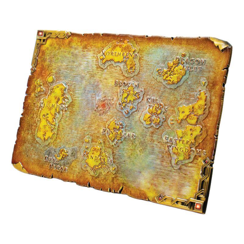 WORLD OF WARCRAFT - Limited Edition Metal Map of Azeroth - 3