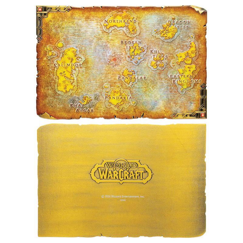 WORLD OF WARCRAFT - Limited Edition Metal Map of Azeroth - 4