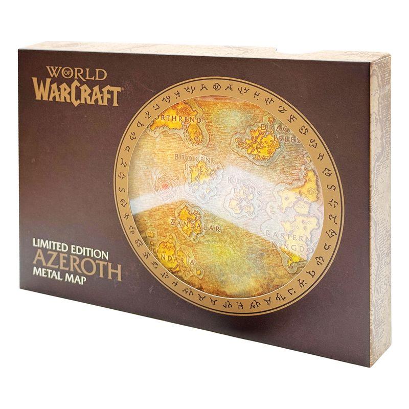 WORLD OF WARCRAFT - Limited Edition Metal Map of Azeroth - 5
