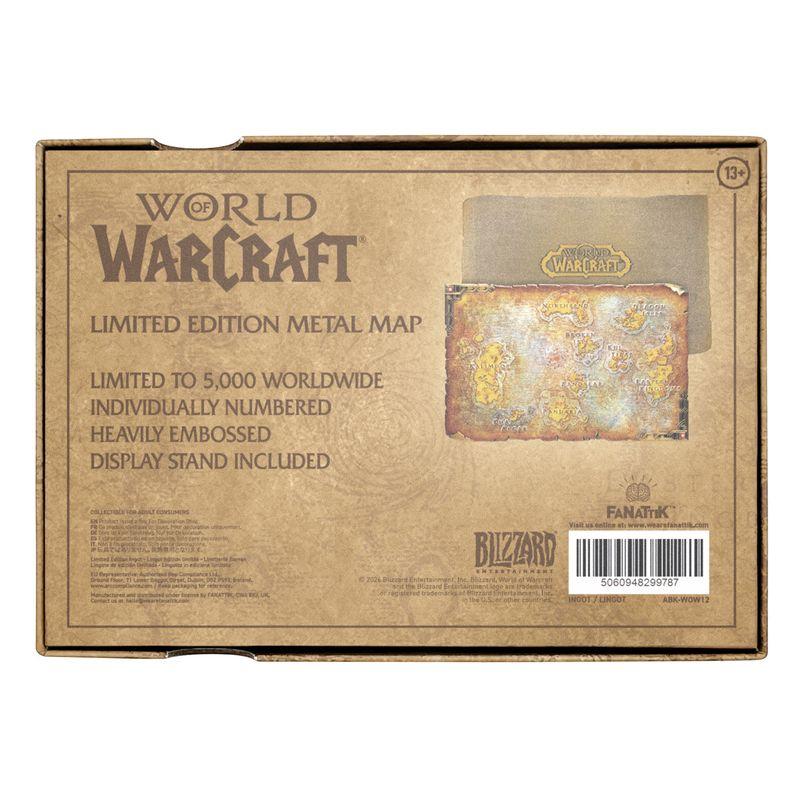 WORLD OF WARCRAFT - Limited Edition Metal Map of Azeroth - 6