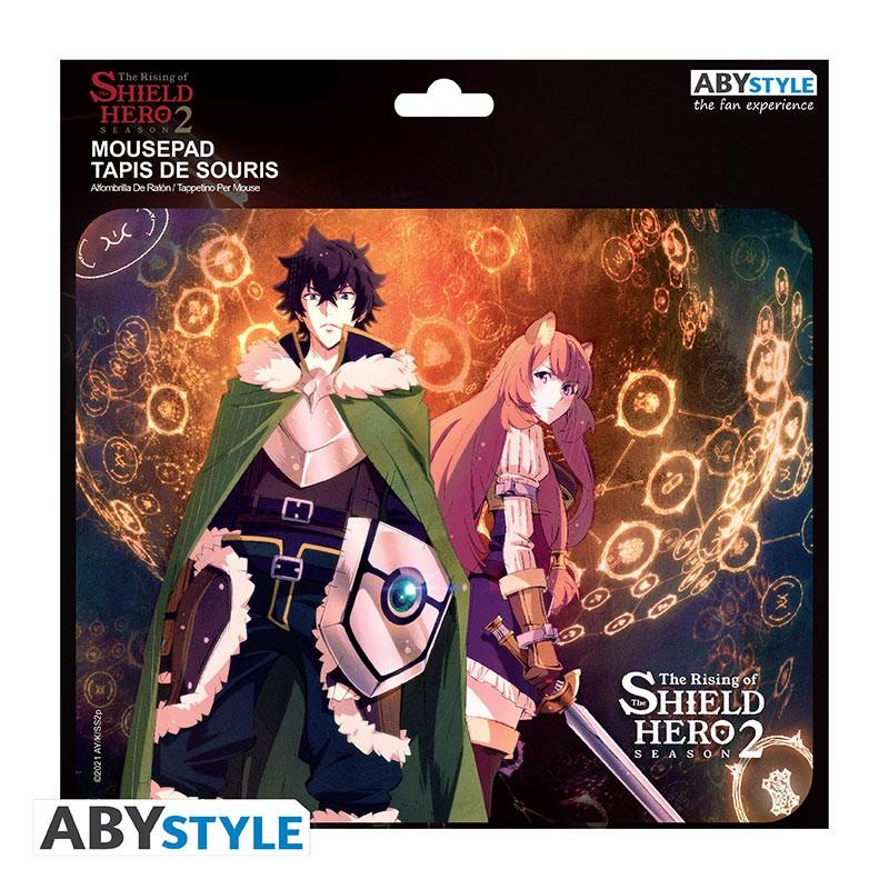 THE SHIELD HERO - Naofumi & Raphtalia - Tapis de souris 23.5X19.5cm - 2