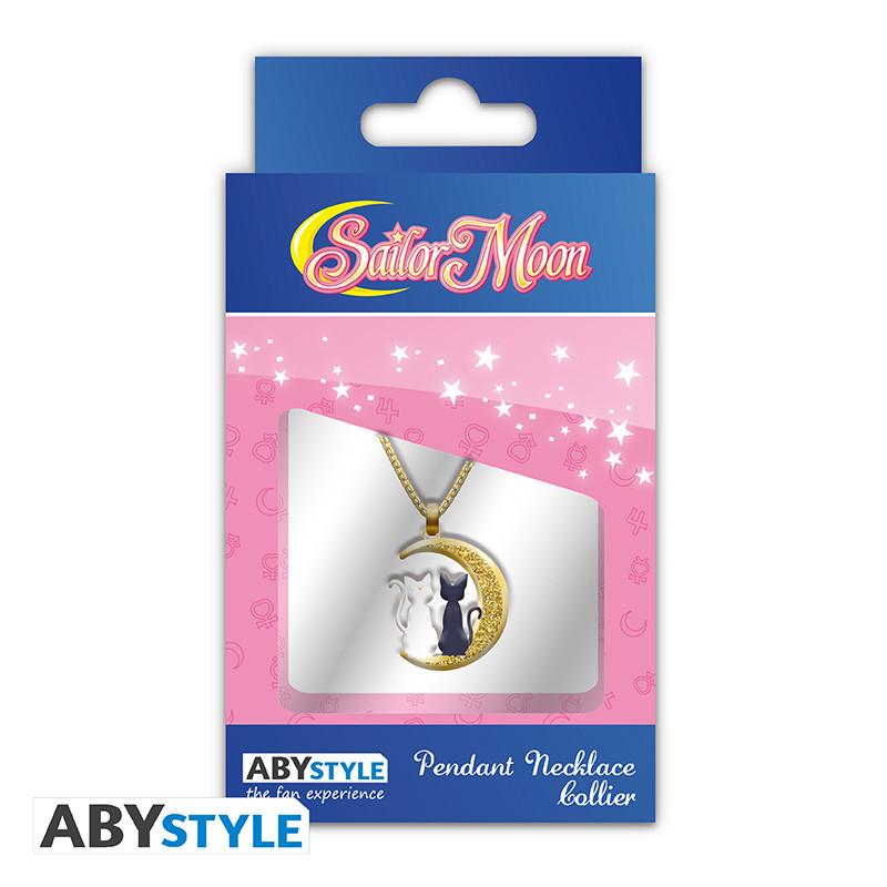 SAILOR MOON - Cats on the moon - Necklace with pendant - 3