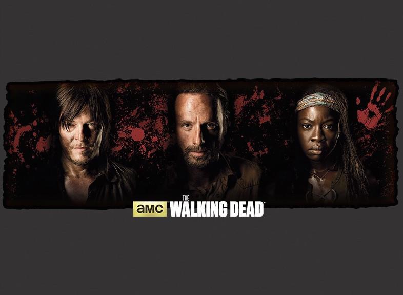 Tappetino Per Mouse ABYstyle The Walking Dead - 23,5x19,5 Cm - Design Rick Vs The Governor - Schiuma 3mm