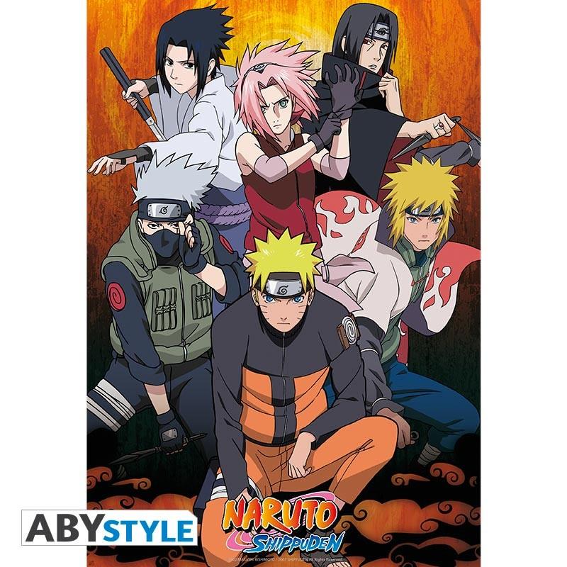 NARUTO SHIPPUDEN - Poster 91X61 - Groupe : ShopForGeek.com: Poster