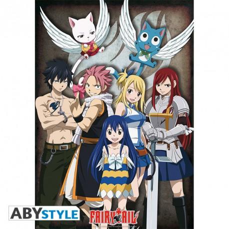 FAIRY TAIL - Poster 91X61 - Groupe - 2