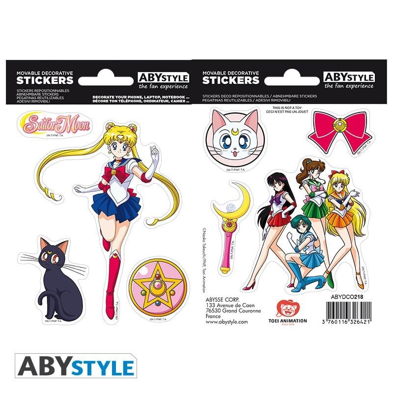 SAILOR MOON - Stickers - 16x11cm / 2 Sheets - Sailor Moon : ShopForGeek ...