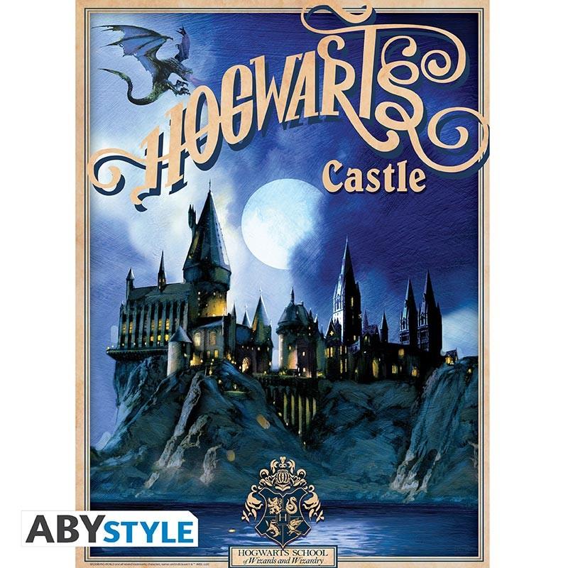 HARRY POTTER - Retro Hogwarts & Diagon Alley - Set 2 posters '52x38' - 2